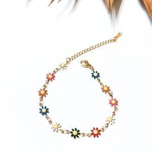 Flower bracelet #1123